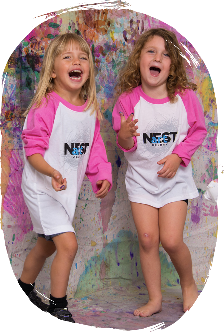 Creative art supplies ready for Artnest camp projects